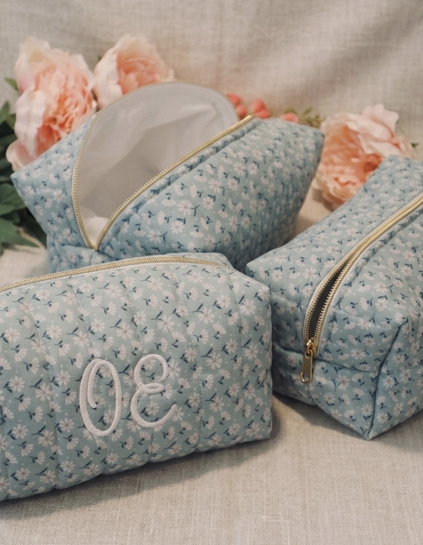 Ona Renee Quilted Floral Bags